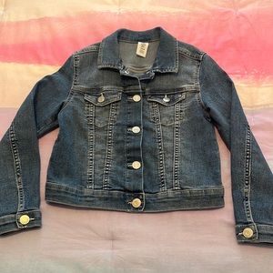 H & M Little Girls Jean Jacket Size 6-7